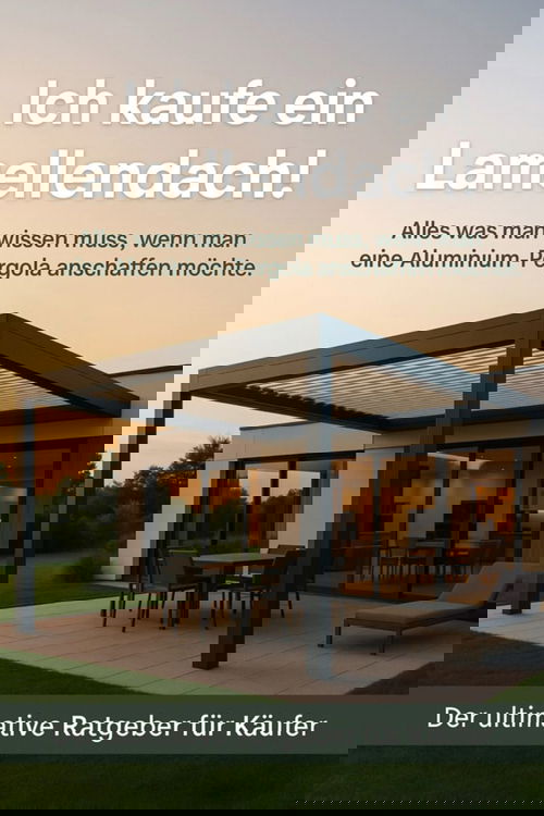 RATGBEGER: Ich kaufe ein Lamellendach