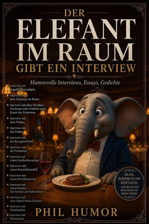 Der Elefant im Raum gibt ein Interview