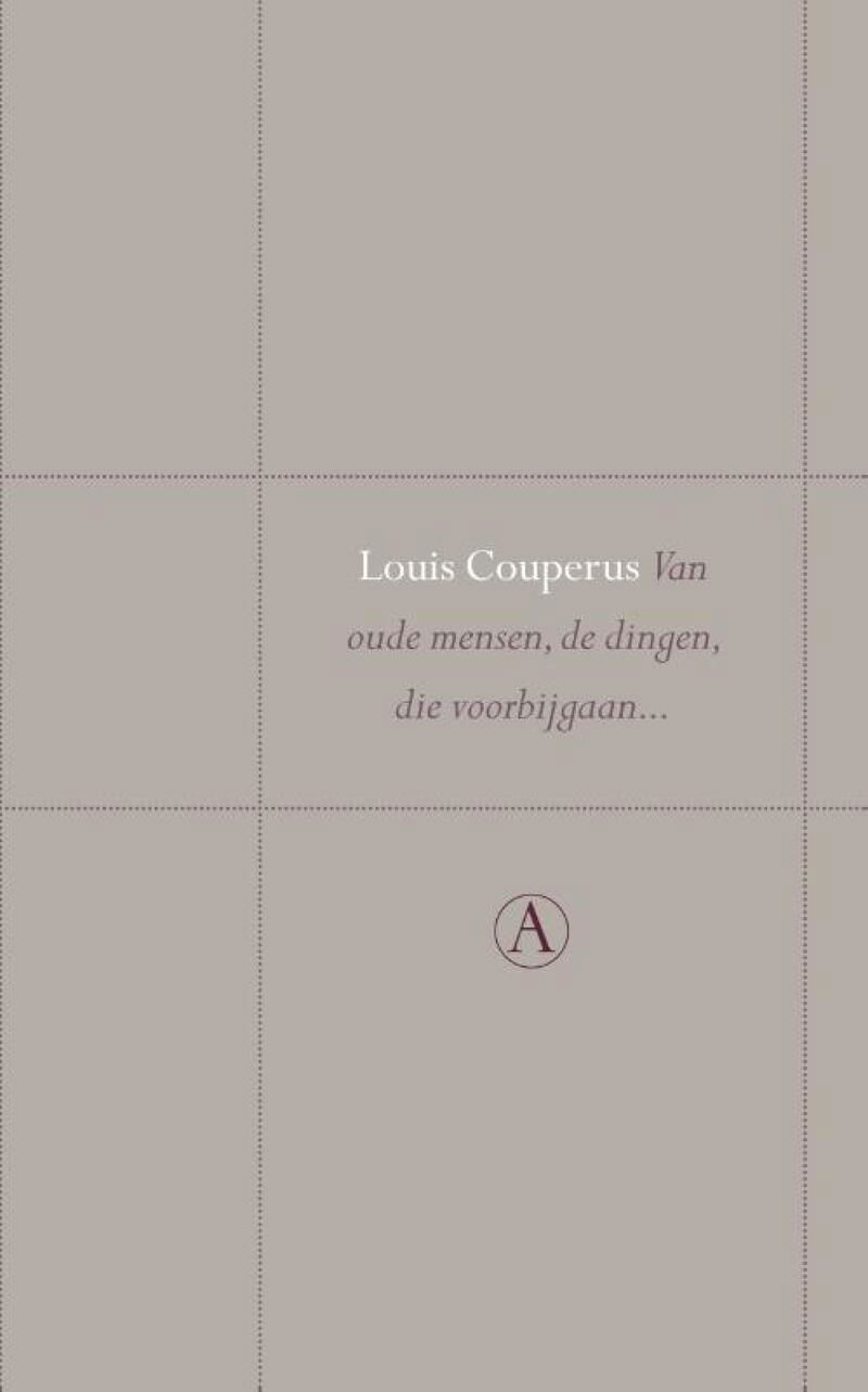 Van oude mensen, de dingen, die voorbijgaan