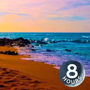 Oceaangeluiden voor het slapen | Witte ruis van golven die op het strand neerslaan (8 uur)
