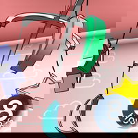 Witte ruis met slaapgeluiden voor baby | Helpt baby's in slaap vallen en de hele nacht door te slapen (8 uur)