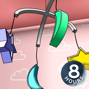 Witte ruis met slaapgeluiden voor baby | Helpt baby's in slaap vallen en de hele nacht door te slapen (8 uur)