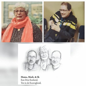 Dagelijks een digitale kaart aan hierboven: De blijvende drie-eenheid en de liefde van Mike Peters voor zijn tweelingbroer Mark en zijn moeder Anneke.