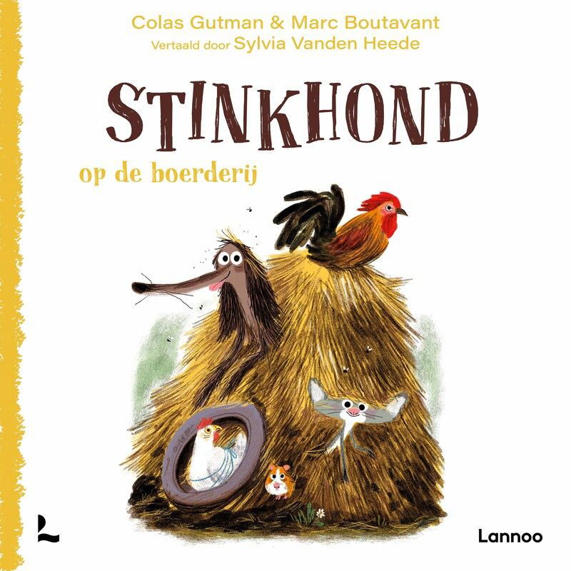 Stinkhond op de boerderij