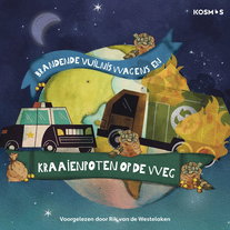 Brandende vuilniswagens en kraaienpoten op de weg