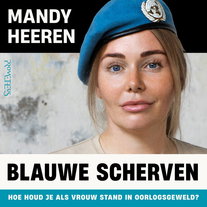 Blauwe scherven