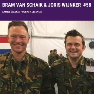 Bram van Schaik & Joris Wijnker #58 militaire dierenartsen, tot heil van mens, omgeving en dier.